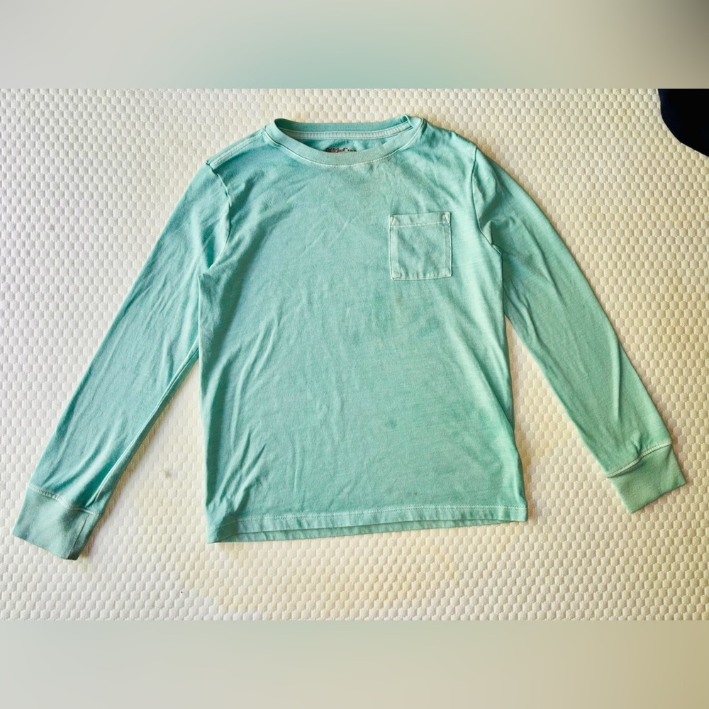 Cat & Jack Aqua Long Sleeve Kids Tee